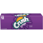 Crush Grape Soda Caffeine Free 355ml x 12 Best Before Oct 2019