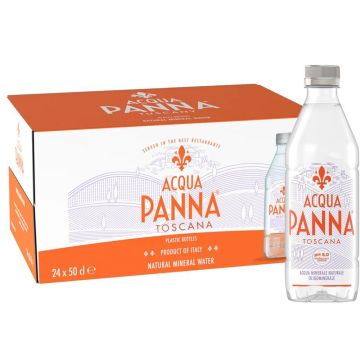 Acqua Panna Toscana Still Mineral Water – pH 8.0 | Pack of 24 x 500ml, Refreshing Mineral Water