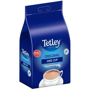 Tetley One Cup 440 Black Tea Bags, Full- Flavored, Vibrant and Refreshing
