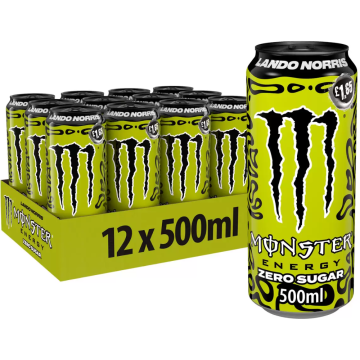 Monster Lando Norris Zero Sugar PMP, 12 x 500ml