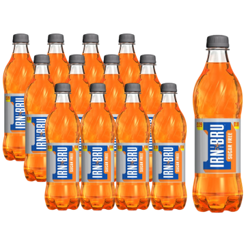 IRN BRU Sugar Free PMP 500ml x 12 - Best Before: 01/26