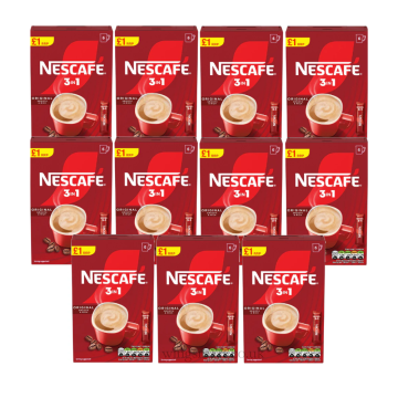 Nescafé Original 3 in 1 Coffee Sachets  (11 x (6 x16g)) PMP Packs