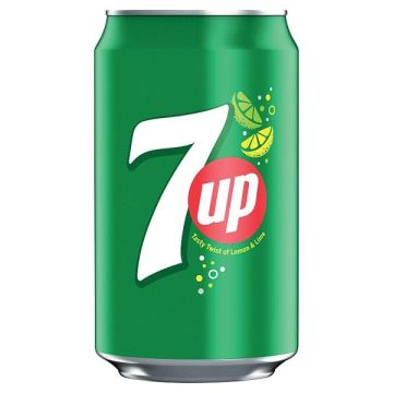 7UP Regular Lemon & Lime Can 330ml x 24