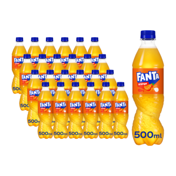 Fanta Orange Bottles 24 x 500ml