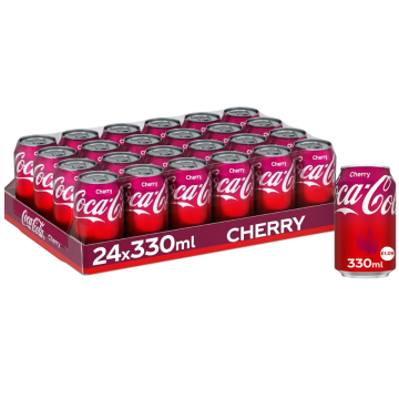 Coca Cola Cherry Can PMP 330ml x 24