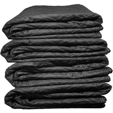 Removal & Transit Blankets with Quilted Pad Wrap 183x203 CM  x4