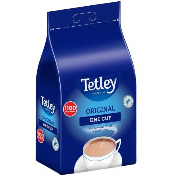 Tetley One Cup 1100 Black Tea Bags, Full- Flavored, Vibrant and Refreshing