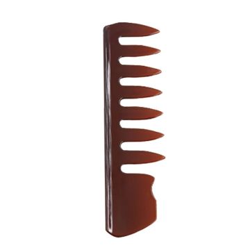 Vain Hair Styling Comb Brown Short