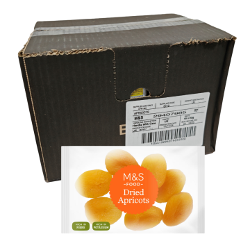 M&S Dried Apricots 50g x 18 Best Before 31/07/2025