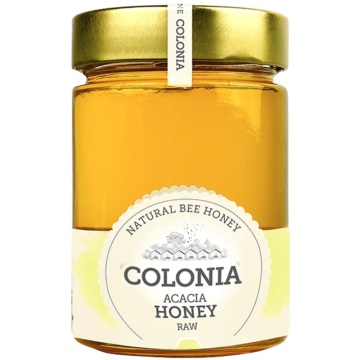 Colonia Acacia Raw Honey 420g - Natural Bee Honey