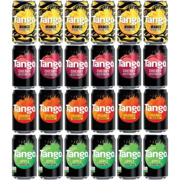 Tango Mix Case: x6 Mango, x6 Cherry, x6 Tango Orange, x6 Apple 330ML x 24
