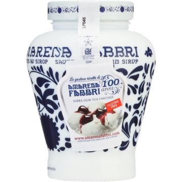 Amarena Fabbri Wild Cherries in Syrup, in Porcelain 600g