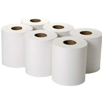 White Roll Centrefeed Premium 2Ply Kitchen Roll - Pack of 6 x 100mt, 176mm