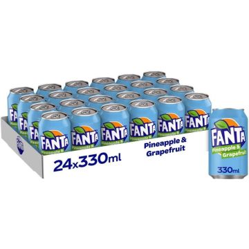 Fanta Pineapple and Grapefruit 330ml x 24