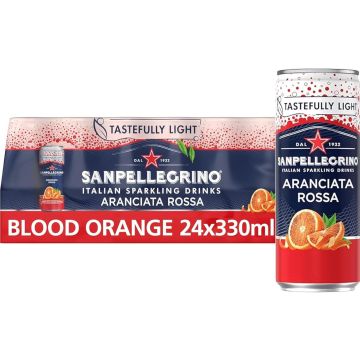 Sanpellegrino Blood Orange Can 330ml x 24