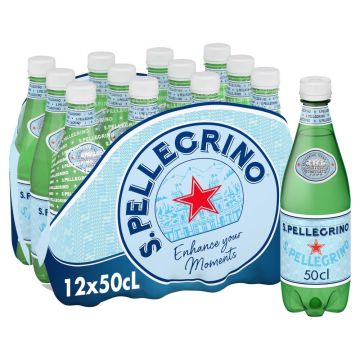 San Pellegrino Sparkling Natural Mineral Water 500ml x 12