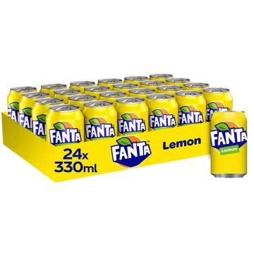 Fanta Lemon Cans 330ml x 24