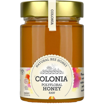 Colonia Polyfloral Raw Honey  420g - Natural Bee Honey