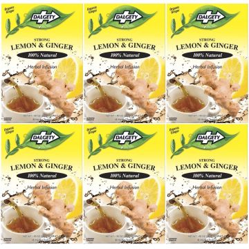 Dalgety Strong Lemon & Ginger Tea 54g x 6