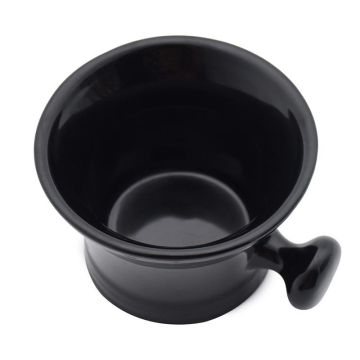 VAIN Ceramic Black Mug  Bowl for Shave Soap and Cream