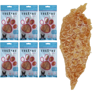 TUCKERS MEAT Chicken Fillets Dog Treats – Pack of 6 x 60g – Rawhide Free, High Protein – Suitable for All Dog Sizes – Best Before 31/08/2025