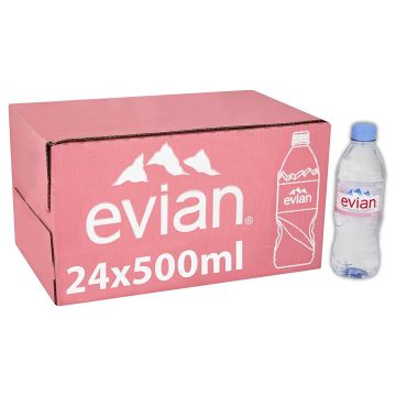 Evian Mineral Water 500ml x 24