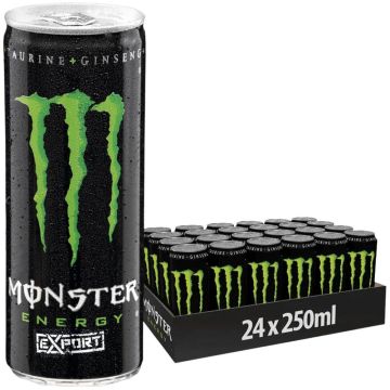 Monster Energy Export Cans 250ML - Pack of 24 - Full Flavour Energy Drink