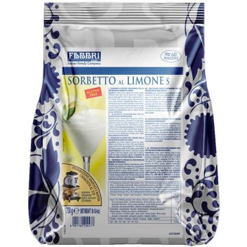 Fabbri Lemon Sorbet Powder 750g - Best Before: 29th May 2025