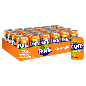 Fanta Orange Multi-pack Cans 330ml x 24