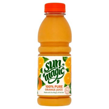 Sun Magic 100% Pure Orange Juice 500ml x 12
