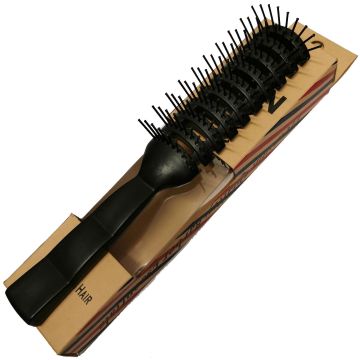 Vain Vented Detangling Comb Black Styling Hair Brush Salon Hairdressing - Small