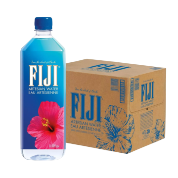 Fiji Natural Artesian Mineral Water Bottles 1L - Pack of 12 (2x6pk) Beverage