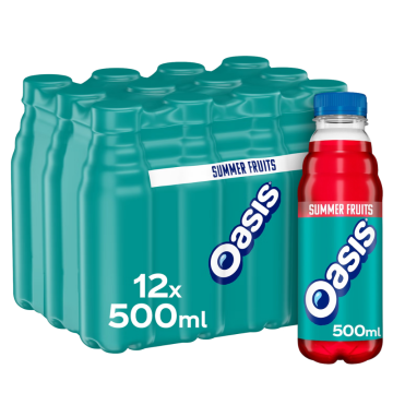 Oasis Summer Fruits 500ml x 12 
