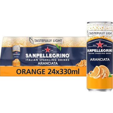 SanPellegrino Orange Can 330ml x 24