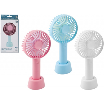 Multi Speed Handy Rechargeable Fan (1 Piece), Assorted