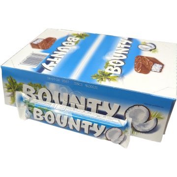 Bounty Coconut & Milk Chocolate Bars 57g x 24