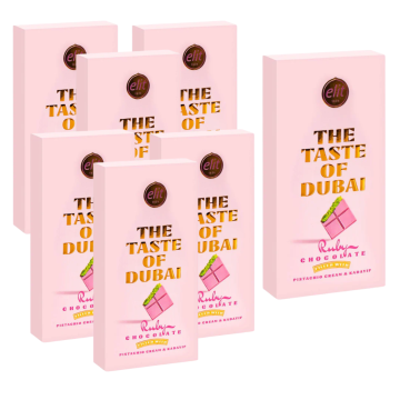 Elit Ruby Dubai Chocolate Filled With Pistachio Cream & Kadayif 90g x 6