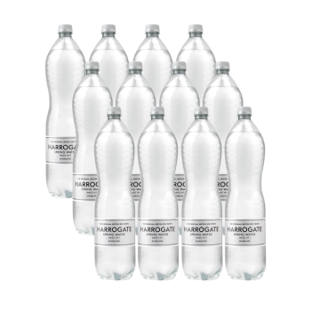 Harrogate Sparkling Water Bottles 1.5L x 12 Best Before Jul/2025