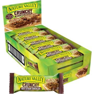 Nature Valley Crunchy Oats & Dark Chocolate (18 x 2) 36 Bars
