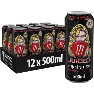 Monster Energy Drink Bad Apple PMP, 500ml x 12
