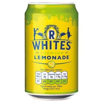 R Whites Premium Lemonade 330ml  x  24