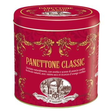 Italian Lazzaroni Panettone Classic Cake In A Tin 1Kg - Best Before: 23/06/2025