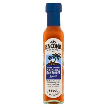 Encona West Indian Original Hot Pepper Sauce 142ml x 6