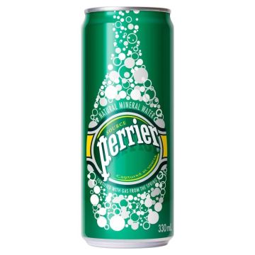 Perrier Sparkling Water Can 330ml x 24