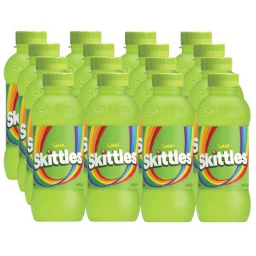 Skittles Sour Fruit Drink 414ml x 12 Best Before 26/05/2025