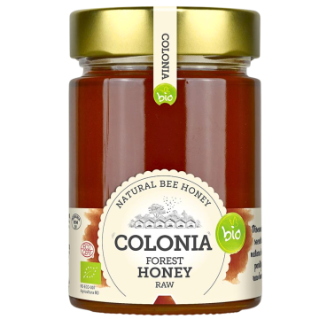 Colonia Forest Raw Honey Organic 420g - Natural Bee Honey