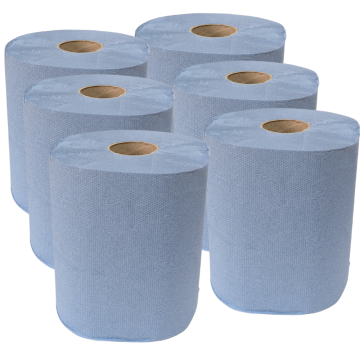 Blue Roll Centrefeed Premium 2Ply Kitchen Roll Pack of 6 x 100mt, 176mm