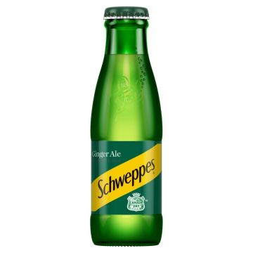 Schweppes Canada Dry Ginger Ale Glass 125ml x 24 - Best Before: 11/2024
