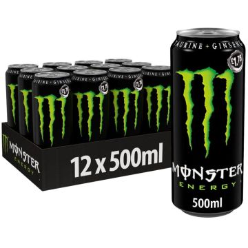 Monster Energy Drink PMP - Pack of 12 x 500ml Cans