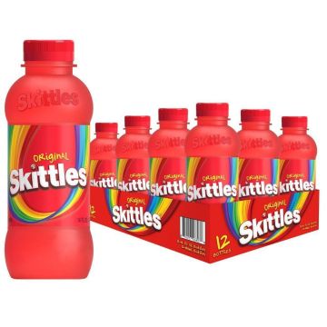 Skittles Original Drink Bottles 414ml x 12 Best Before 13/05/2025